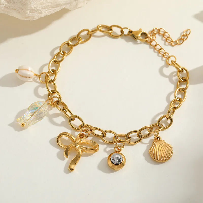 Premium all in trend gold plated bracelet