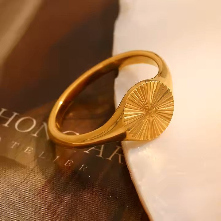 Premium Positive gold plated ring