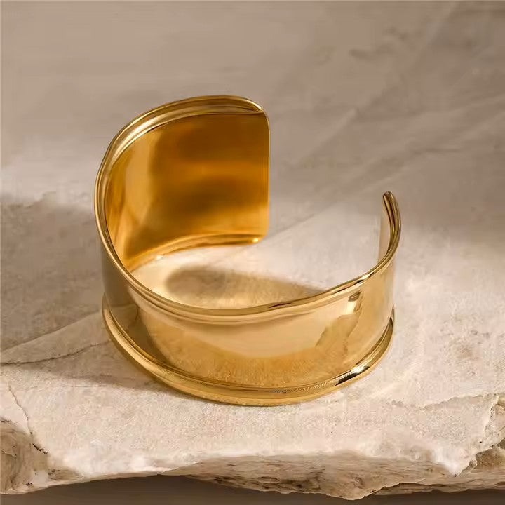 High quality stainless steel golden cuff