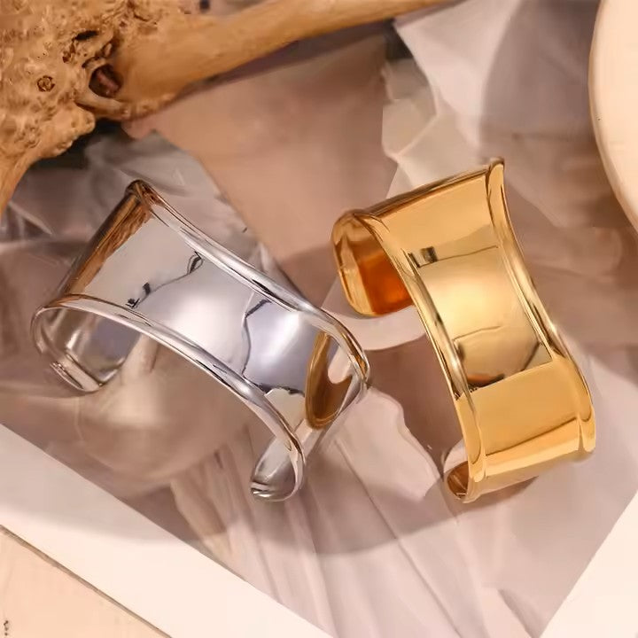 High quality stainless steel golden cuff