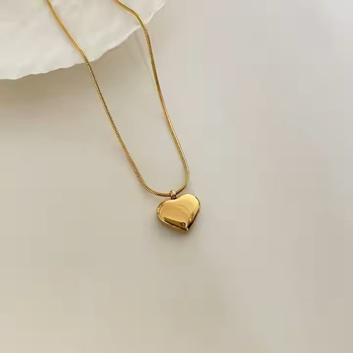 Premium stainless steel heart jewelry box