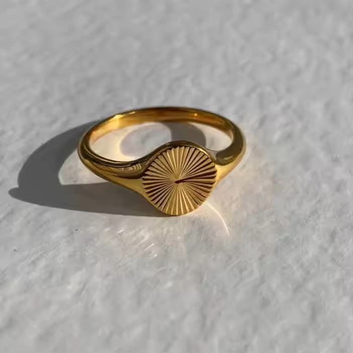 Premium Positive gold plated ring
