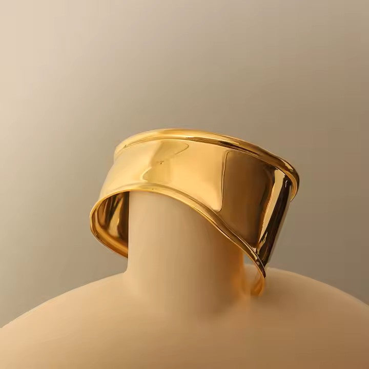 High quality stainless steel golden cuff