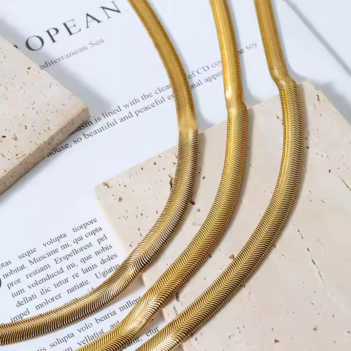 Premium stainless steel snake chain