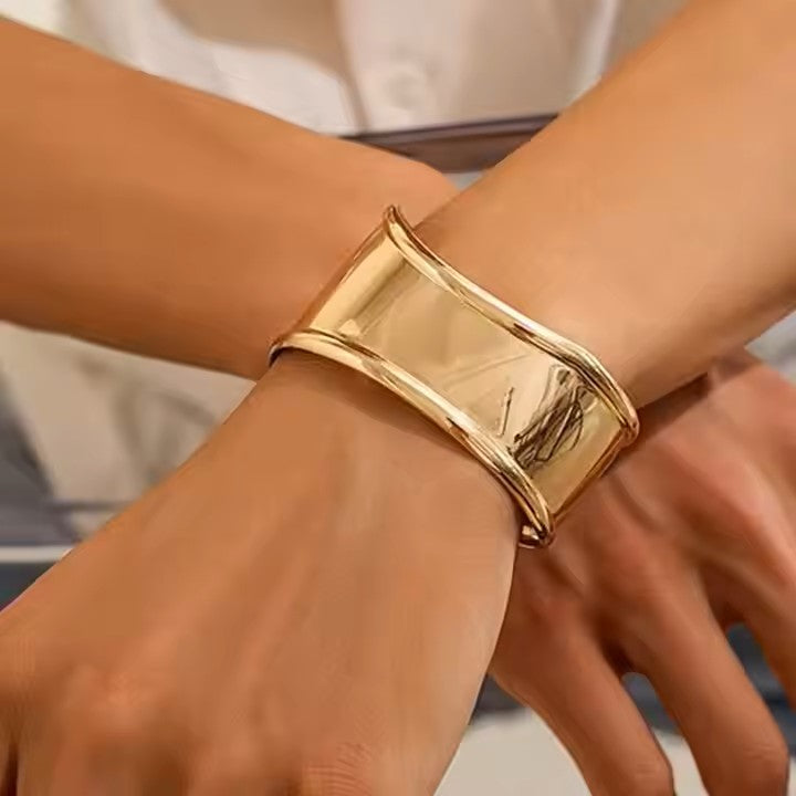 High quality stainless steel golden cuff