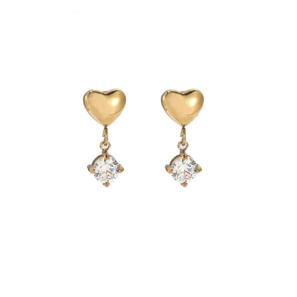 Heart of Zircon Bundle – Love Drop Earrings & Forever Love Necklace