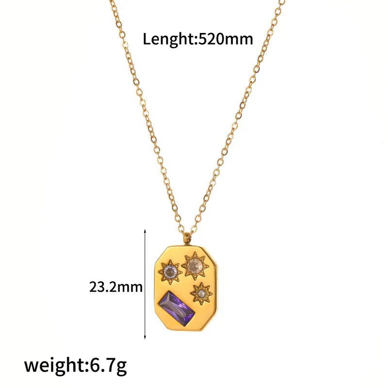 Golden Galaxy Amulet Necklace