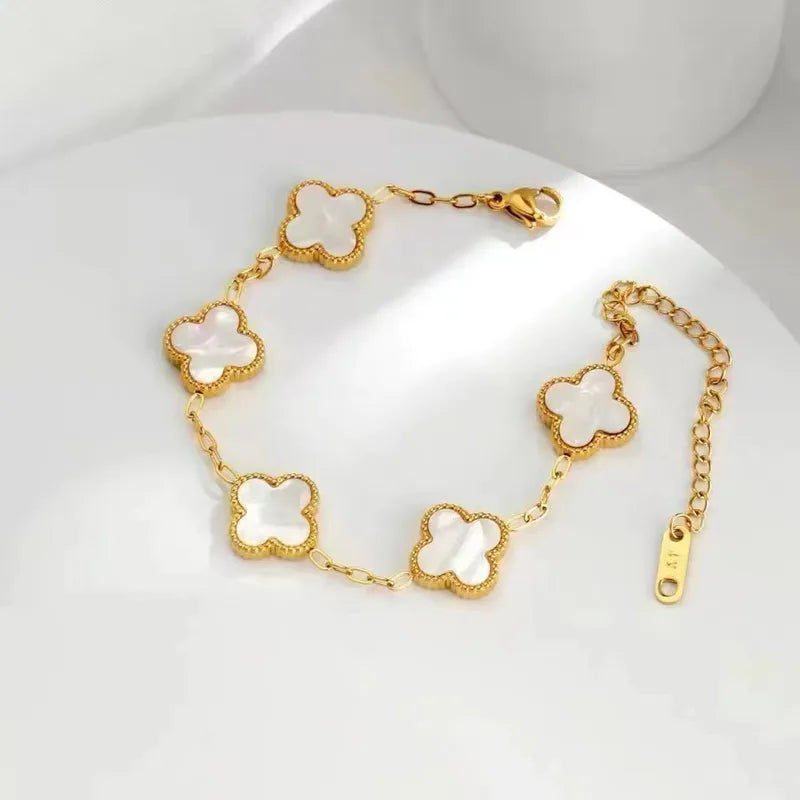 White Resin anti tarnish bracelet