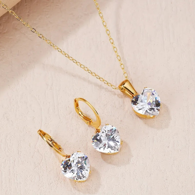 Neacklace along with Earings set