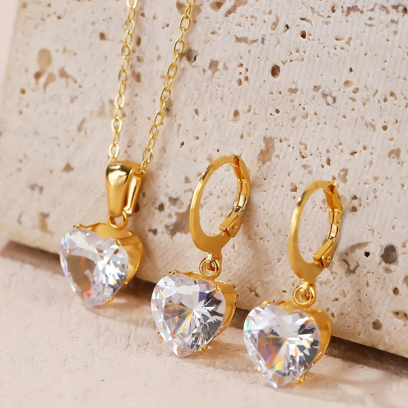Neacklace along with Earings set
