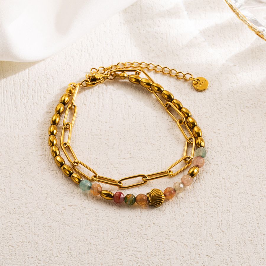 Luxury coastal charm bracelet