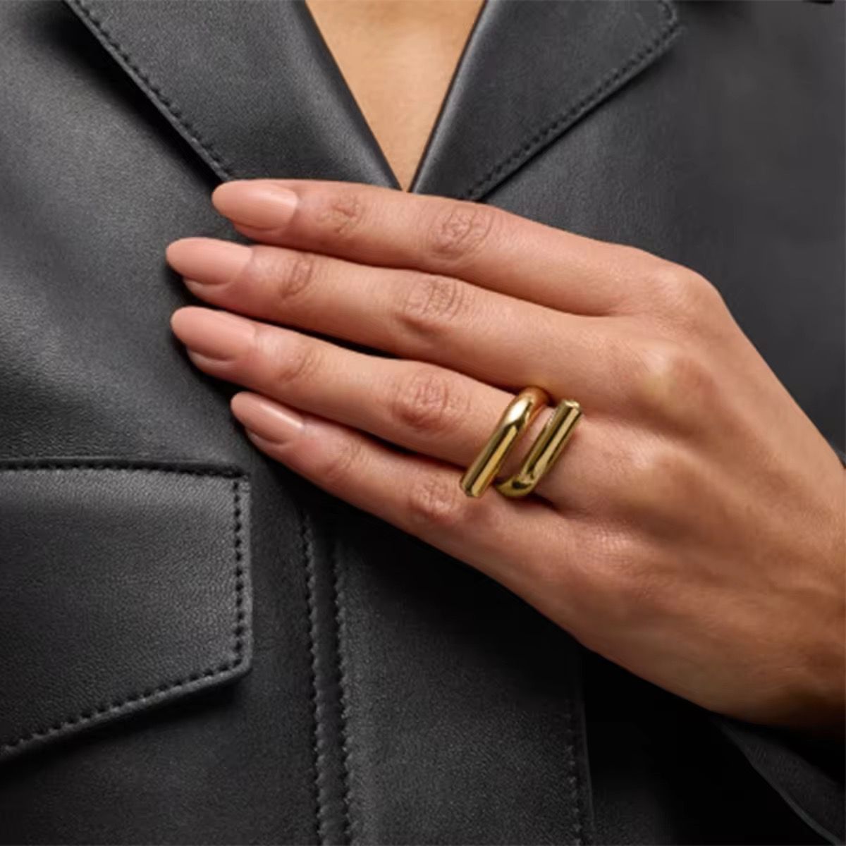 Ultra premium twist of luxury ring