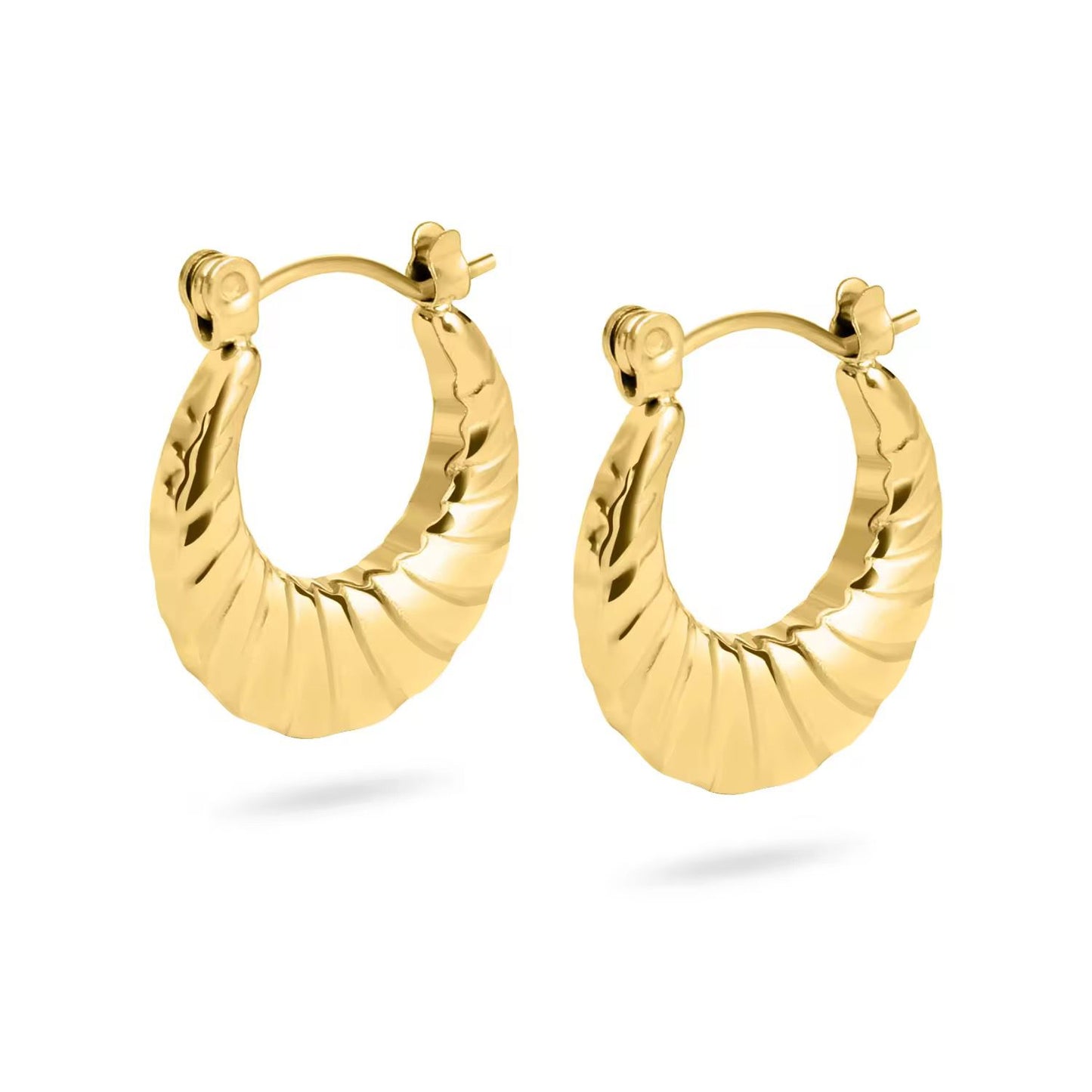 Luxury Twisted anti tarnish Earrings