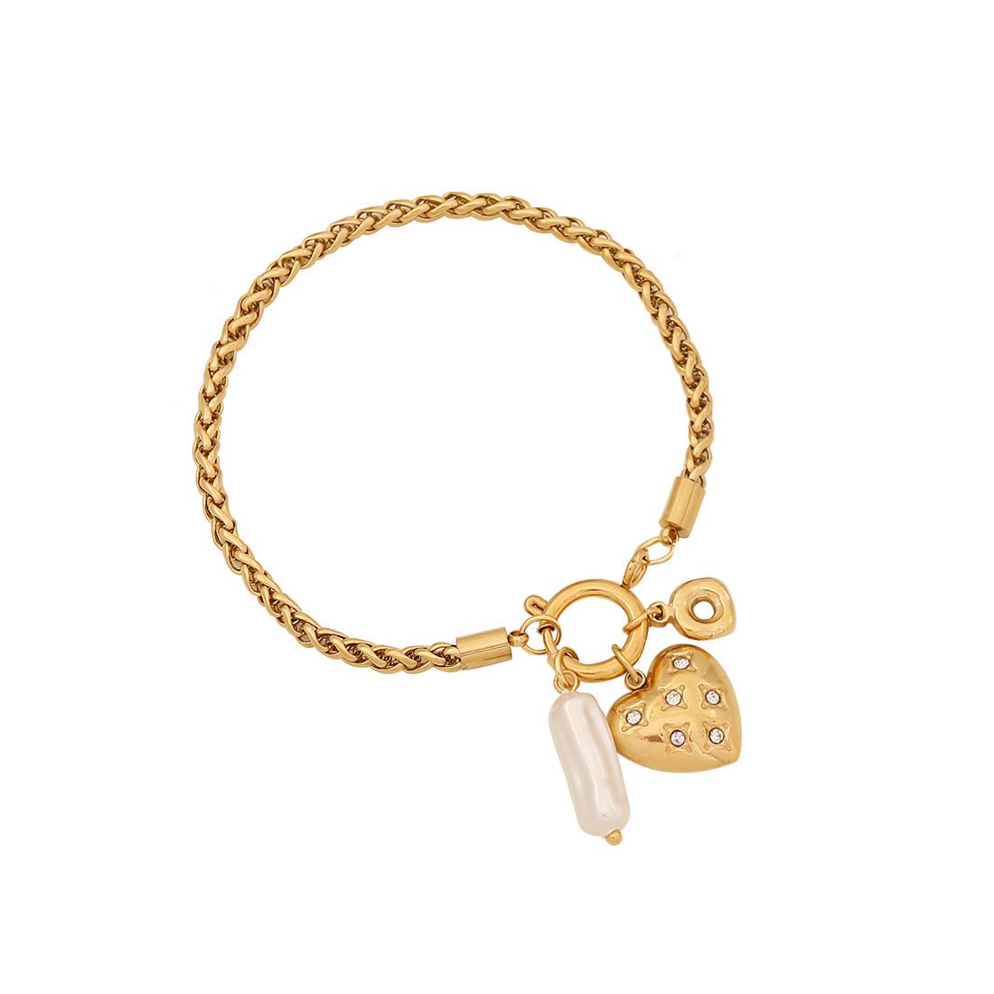 Auric golden heartbeat luxe bracelet