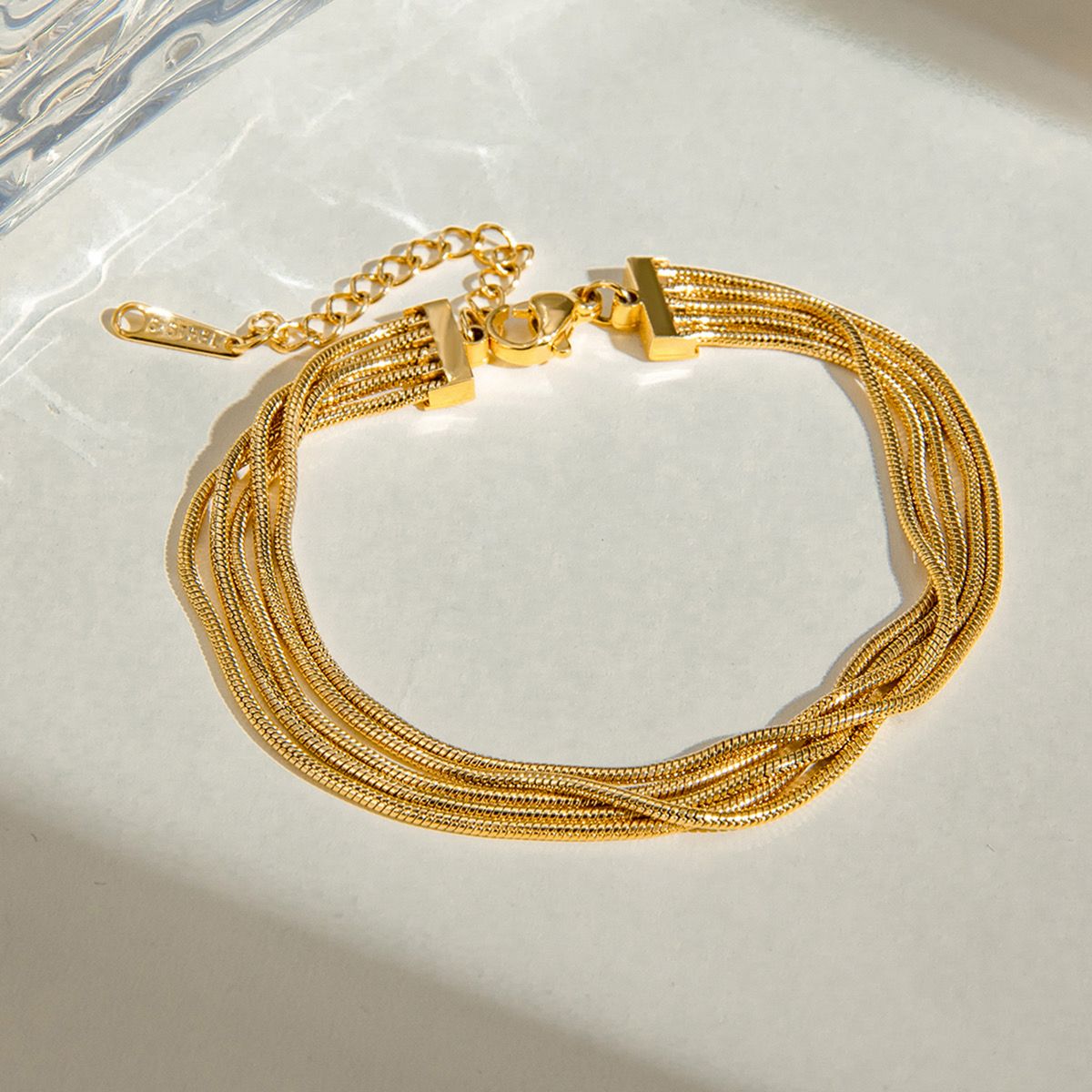 Multi snake bone luxe bracelet