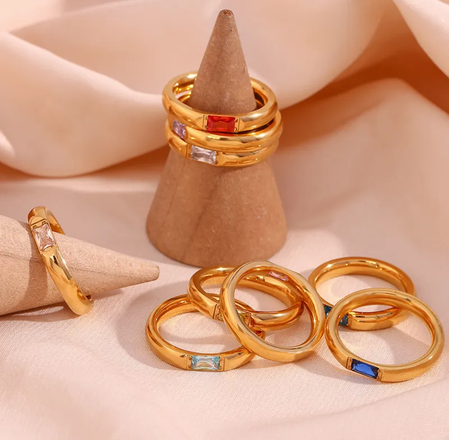 Luxurious love anti tarnish ring