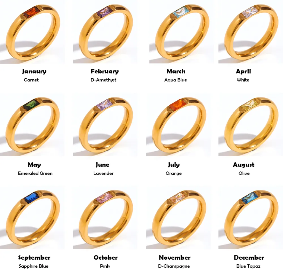 Luxurious love anti tarnish ring