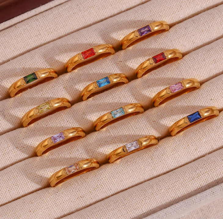 Luxurious love anti tarnish ring