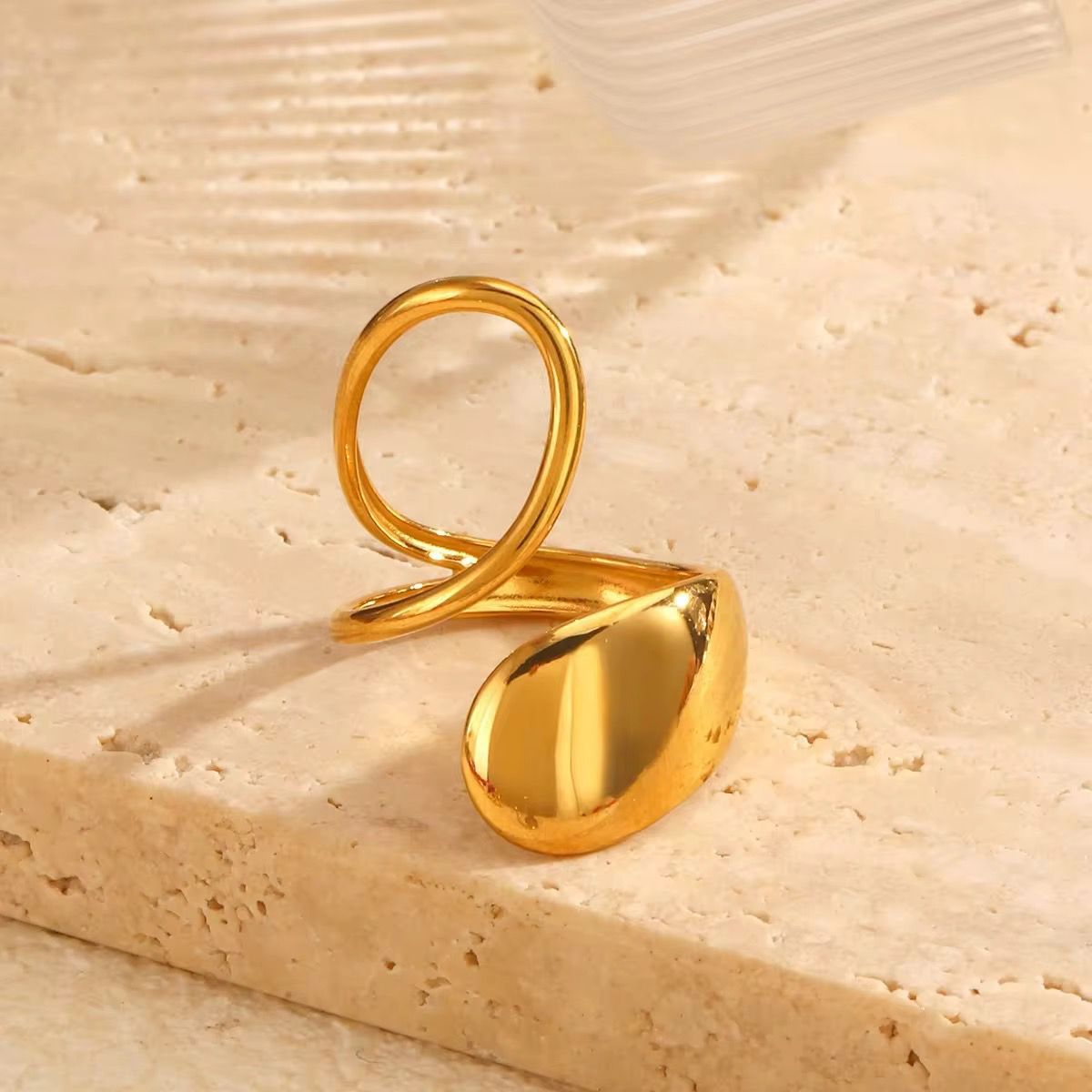 Trending chunky adjustable rings
