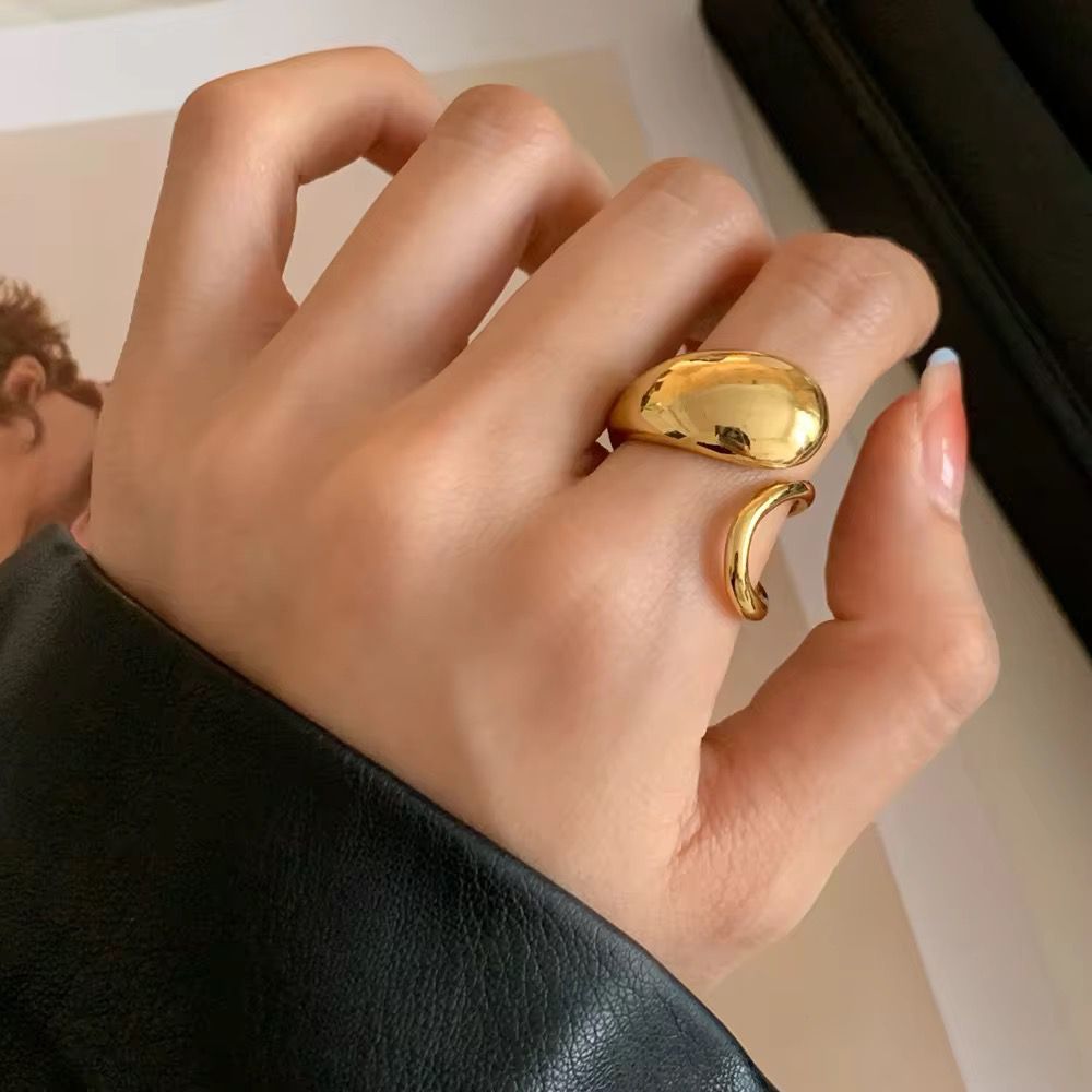 Trending chunky adjustable rings