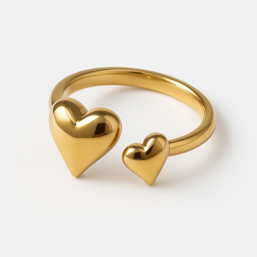 Premium stainless steel heart jewelry box