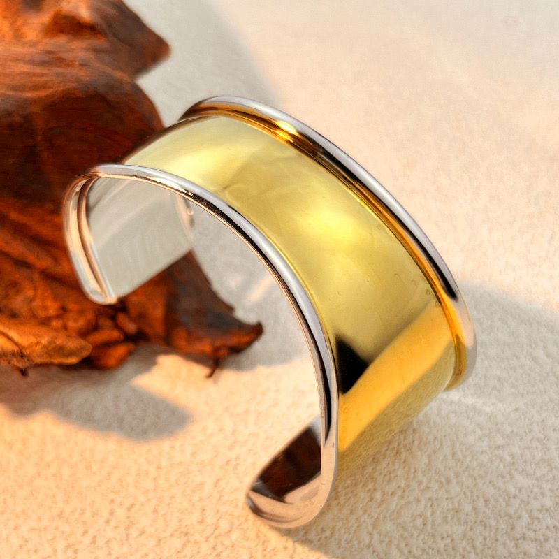 Bold refined fusion luxury cuff