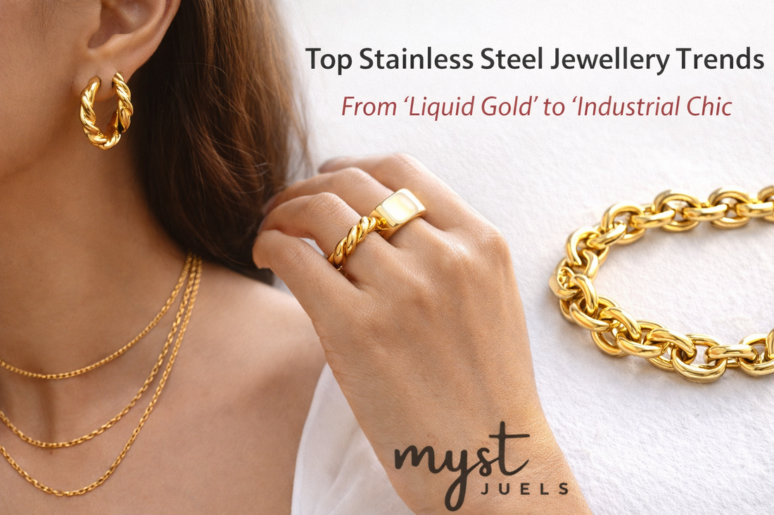 Stainless Steel Jewellery Trends for Next Season From “Liquid Silver” to “Industrial Chic”