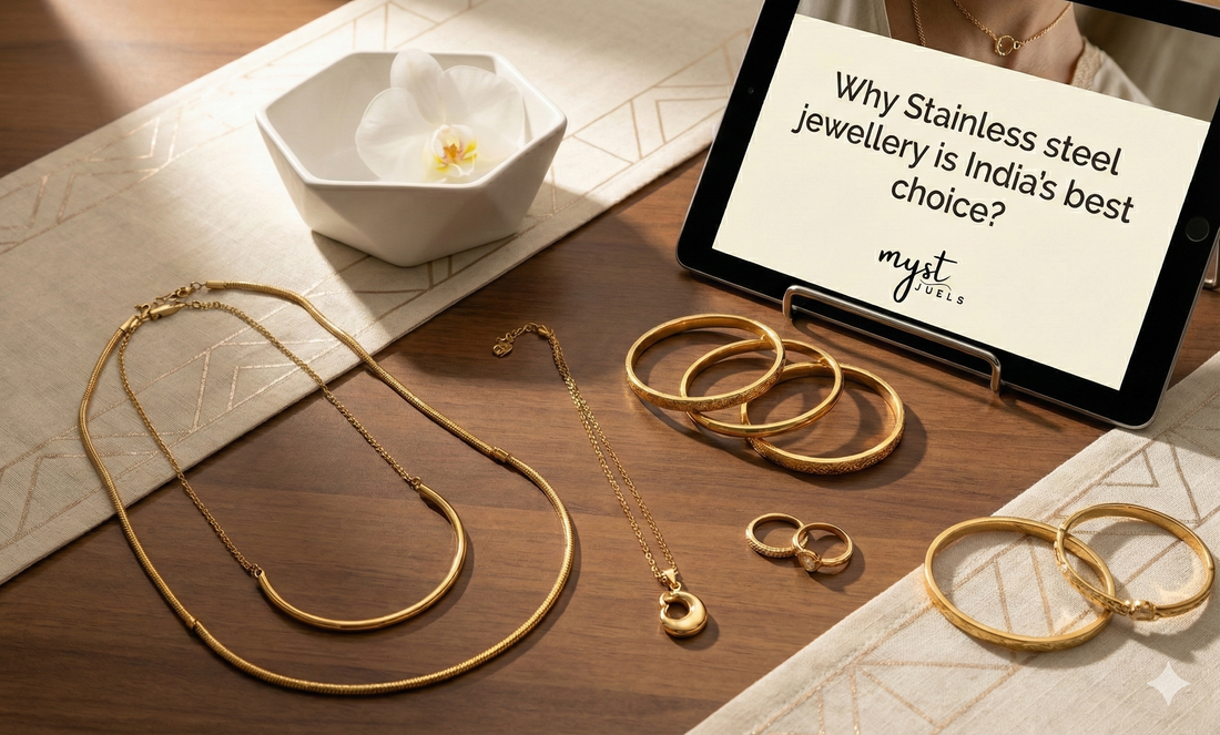 Anti Tarnish Stainless Steel Jewellery for Everyday Wear in India