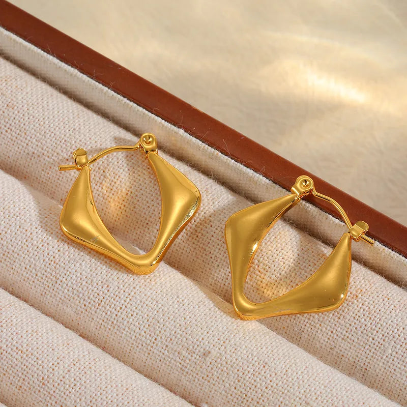 Entangular stainless steel basic hoop