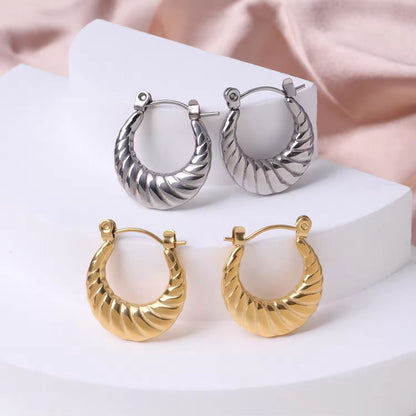 Luxury Twisted anti tarnish Earrings