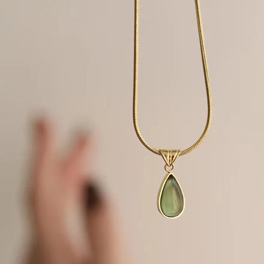 Premium drop stainless steel necklace