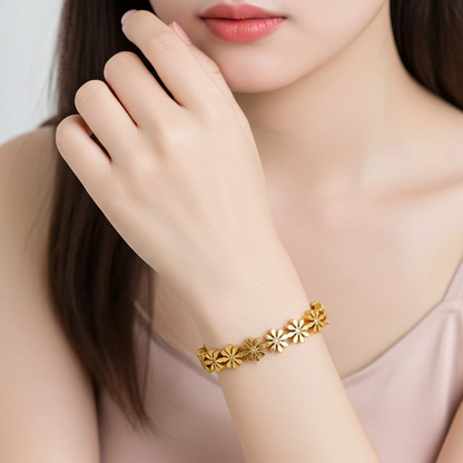 Ultra fine daisy dream bangle