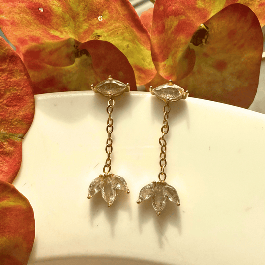 High-end Dainty Crystal Bloom Earings