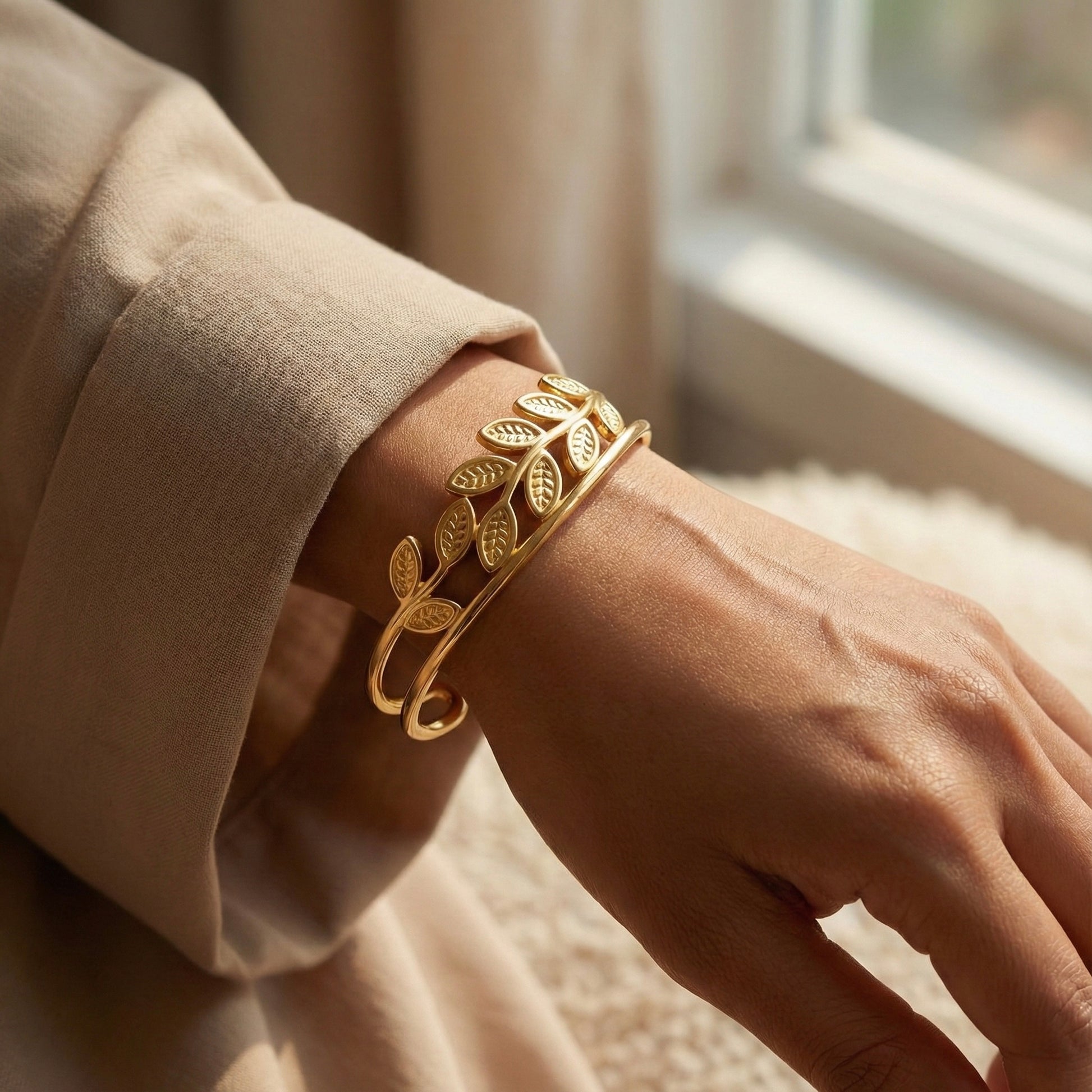 Angled Lifestyle Shot (Elegant Styling)