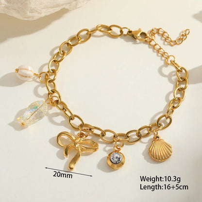 Premium all in trend gold plated bracelet