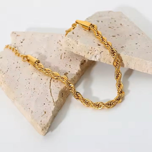 Basic rope chain bracelet