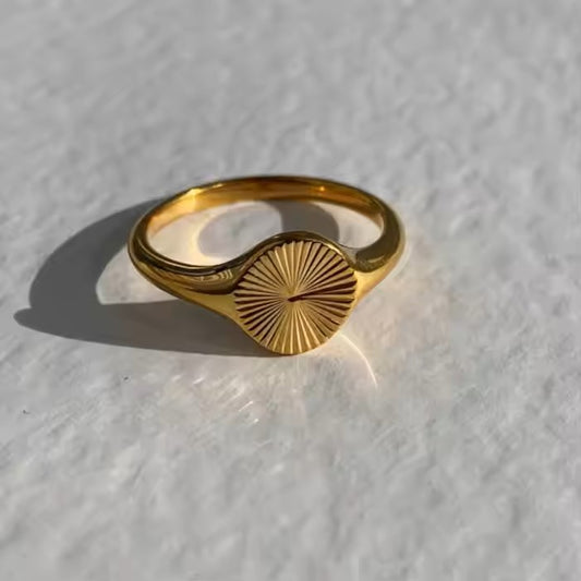 Premium Positive gold plated ring