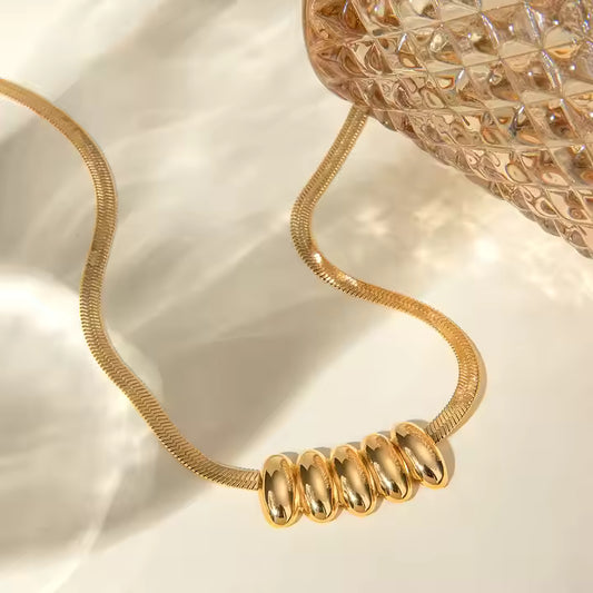 Premium snake bone stainless steel chain