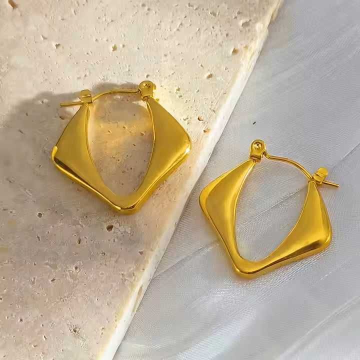 Entangular stainless steel basic hoop