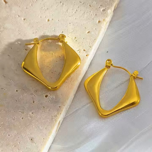 Entangular stainless steel basic hoop