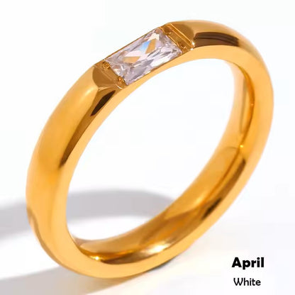 Luxurious love anti tarnish ring