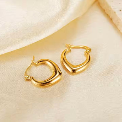 luxurious sinead drop pvd gold plated drop earings