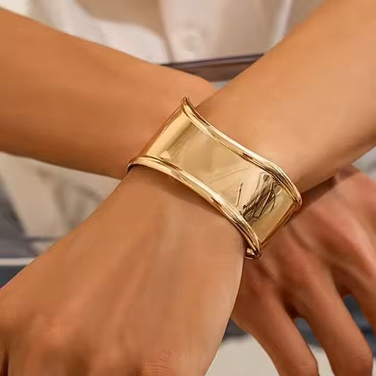 High quality stainless steel golden cuff