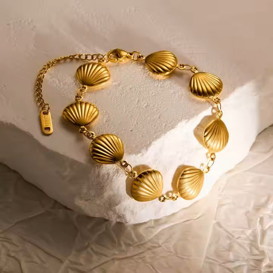 Exclusive shell stainless steel bracelet