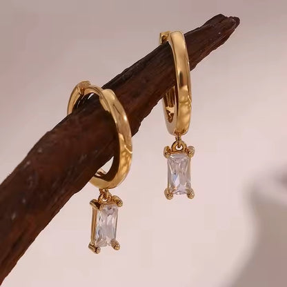Luxury Cubic zirconia drop earings