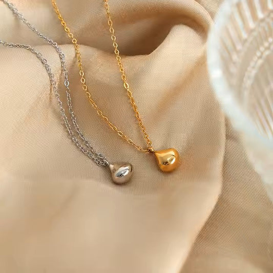 Luxe Teardrop stainless steel necklace