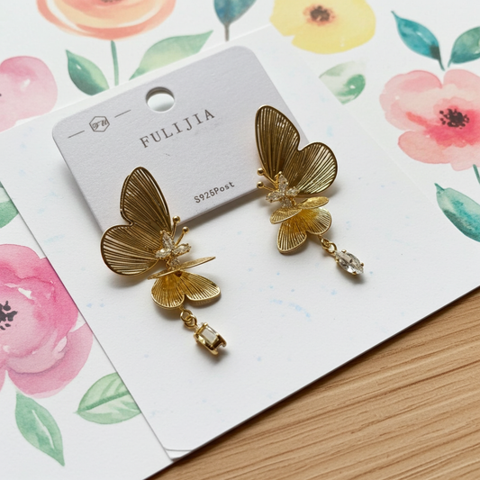 Royale butterfly trendy earings