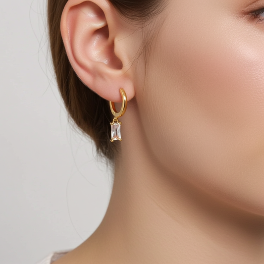 Luxury Cubic zirconia drop earings