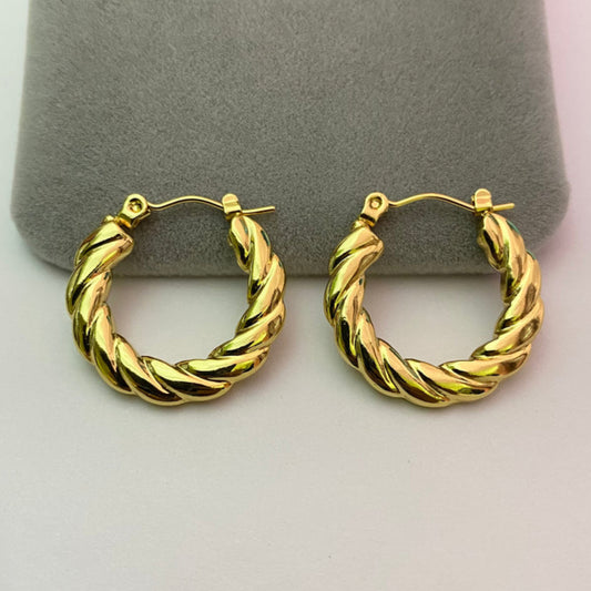 High-end rope twist Hoops