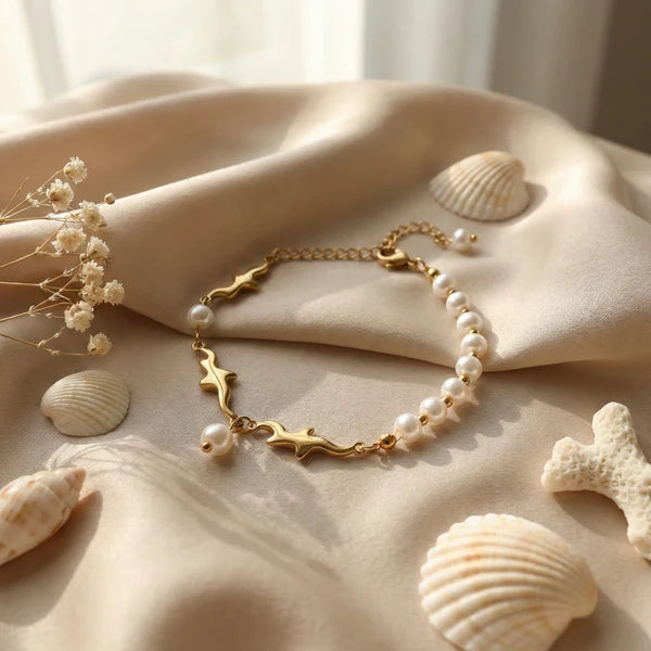Pearl Grace Combo Set – Necklace, Earrings, Ring & Bracelet